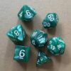 Crystal Set~7 Pcs/set  Multifaceted Dice D&d D4 D6 D8 D10 D12 D20 Polyhedral TRPG Games Dice Set Board Game Entertainment Dice