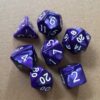 Crystal Set~7 Pcs/set  Multifaceted Dice D&d D4 D6 D8 D10 D12 D20 Polyhedral TRPG Games Dice Set Board Game Entertainment Dice