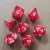 Crystal Set~7 Pcs/set  Multifaceted Dice D&d D4 D6 D8 D10 D12 D20 Polyhedral TRPG Games Dice Set Board Game Entertainment Dice