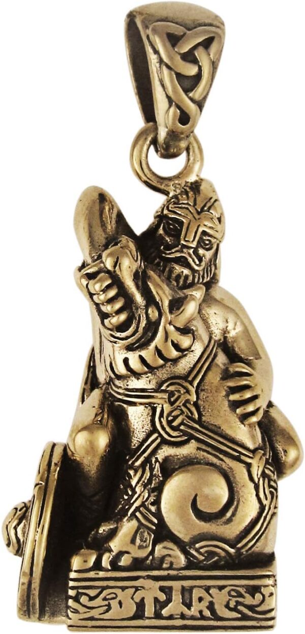 Bronze Norse Tyr God of War Pendant
