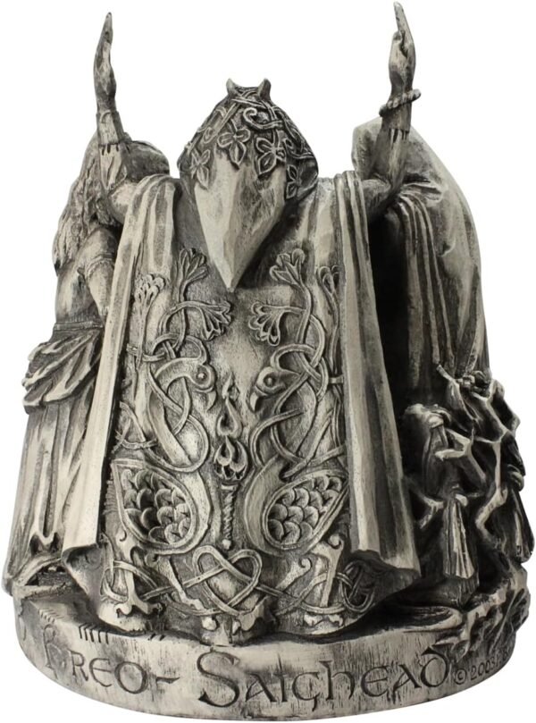 Celtic Goddess Brigid Brigit Statue Stone Finish