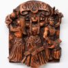 Celtic Goddess Brigid Brigit Wall Plaque Wood Finish