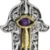 Mystic Kabbalah Hand of Khamsa for Luck & Protection Pendant Charm Talisman Necklace
