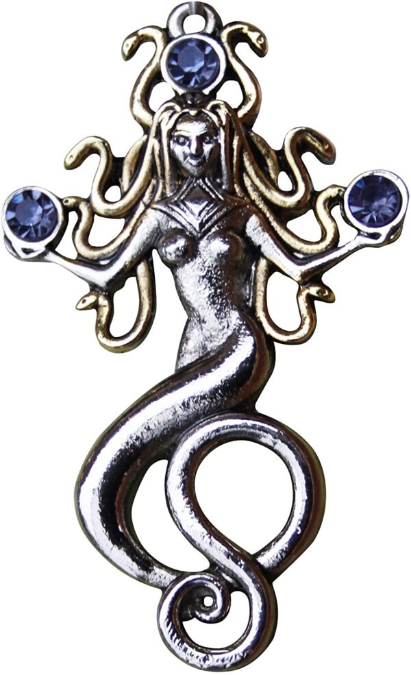 Enchanted Jewelry Briar Bestiary Gorgon for Feminine Wile Pendant Myth Fantasy Legend Pendants