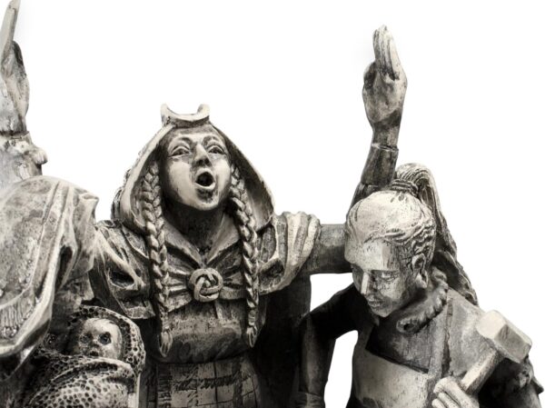Celtic Goddess Brigid Brigit Statue Stone Finish