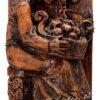 Seated Norse Goddess Idunna Statue Wood Finish