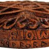 Small Tree Pentacle Wall Plaque Wood Finish