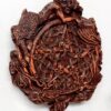 Small Faerie Pentacle Wall Plaque Wood Finish