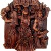 Celtic Goddess Brigid Brigit Wall Plaque Wood Finish