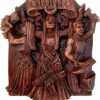 Celtic Goddess Brigid Brigit Wall Plaque Wood Finish