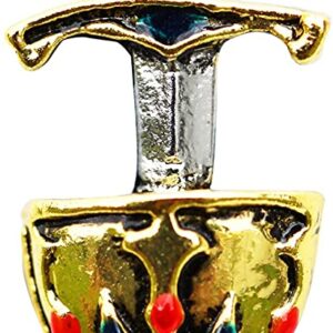 Knights Templar Blade and Chalice for Perfect Love and Perfect Trust Pendant Amulet