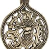 Bronze Skadi Norse Goddess Pendant Jewelry
