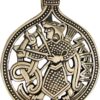 Bronze Skadi Norse Goddess Pendant Jewelry