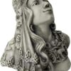Small Goddess Rhiannon Bust Statue in Stone Finish