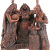Celtic Goddess Brigid Brigit Statue Wood Finish
