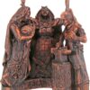Celtic Goddess Brigid Brigit Statue Wood Finish