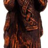 Skadi Figurine - Norse Goddess of Winter - Wood Finish