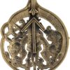 Bronze Norse God Tyr Pendant; 1.5 Inch Diameter