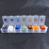 7PCS/Box Seven Chakras Reiki Natural Crystal tumble stones Energy Healing set meditation Gemstone Ornaments
