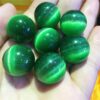 Crystal Healing~7pcs Beautiful  Cat Eye Crystal colorful ball multi-color Seven star array home decoration ball 20mm