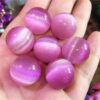 Crystal Healing~7pcs Beautiful  Cat Eye Crystal colorful ball multi-color Seven star array home decoration ball 20mm