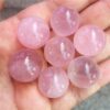 Crystal Healing~7pcs Natural quartz crystal powder crystal ball as healing giftpowder crystal ball ornaments 20-22mm