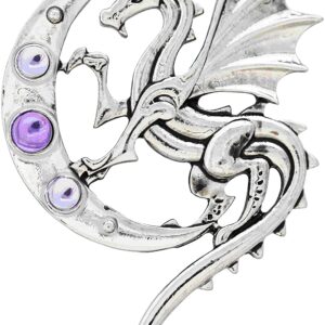 Mythic Celts Luna Dragon for Strength on Life's Journey Pendant Charm Amulet Talisman