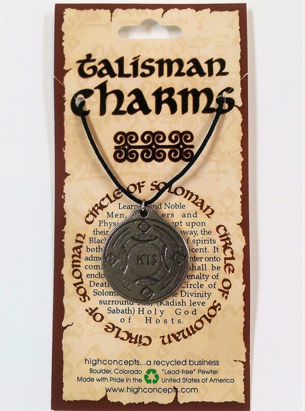 Enchanted Jewelry Circle of Solomon Amulets of World Pendant Talisman Charm