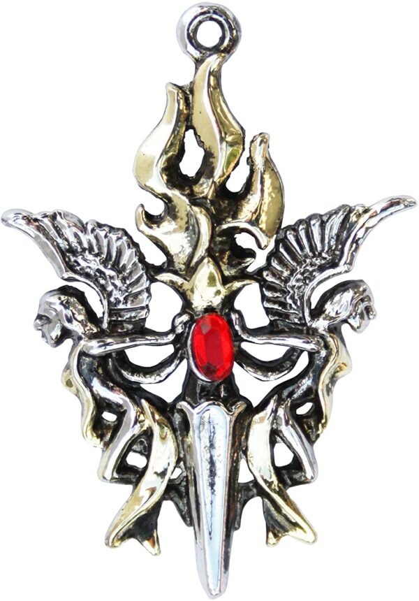 Lost Treasures of Albion Keepers of the Sacred Flame - Minerva's & Vesta's Protection Pendant Charm Amulet Talisman