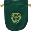 Green Satin Triple Hare Tarot/Rune Bag
