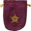 Purple Satin Celtic Pentacle Tarot/Rune Bag