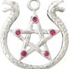 Amphisibaena Mythical Companion Pendant for Cosmic Protection by Anne Stokes