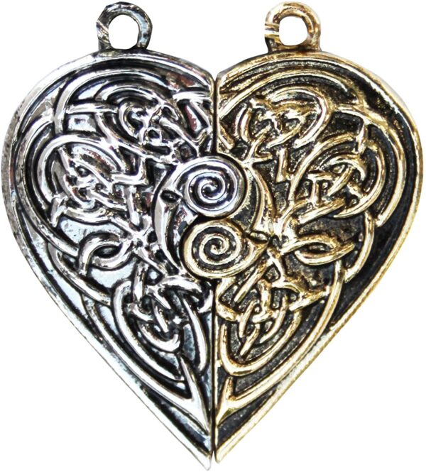 Lost Treasures of Albion Tristan & Iseult Love Token Pair for Love & Friendship Pendant Charm Amulet Talisman