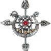 Lost Treasures of Albion The Yorvik Compass for Safe Travels Pendant Charm Amulet Talisman