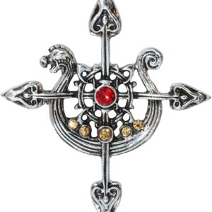 Lost Treasures of Albion The Yorvik Compass for Safe Travels Pendant Charm Amulet Talisman
