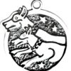 Cwn Annan (14 Feb - 8 Mar) Celtic Birth Charm to invoke Mystery Talisman Amulet Pendant