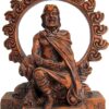 Small Celtic God Lugh Statue Wood Finish