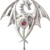 Dragon Goddess Mythical Companion Pendant for Balance & Harmony by Anne Stokes