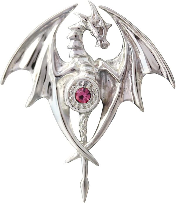 Dragon Goddess Mythical Companion Pendant for Balance & Harmony by Anne Stokes