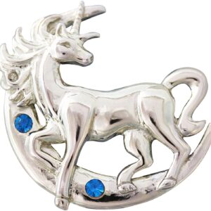 Lunar Unicorn Mythical Companion Pendant for Making Good Decisions by Anne Stokes by Anne Stokes