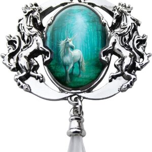 Forest Unicorn Enchanted Cameo Pendant by Anne Stokes