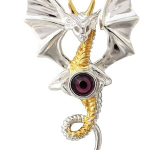 Enchanted Jewelry Celestial Dragon Mythical Companion Pendant for Inner Peace by Anne Stokes