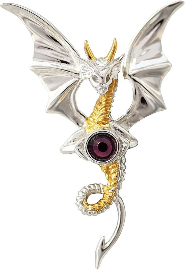 Enchanted Jewelry Celestial Dragon Mythical Companion Pendant for Inner Peace by Anne Stokes