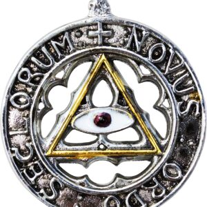 Knights Templar New Order of the Ages for an Enlightened and Happy Future Pendant Amulet