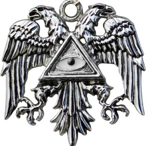 Knights Templar Byzantine Eagle Talisman for Power and Glory Pendant Amulet