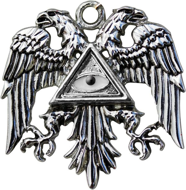 Knights Templar Byzantine Eagle Talisman for Power and Glory Pendant Amulet