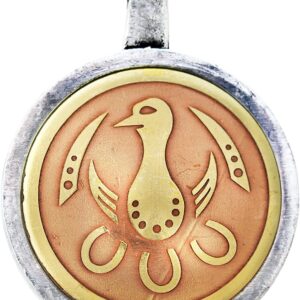 Enchanted Jewelry Tsuru Talisman for Justic & Longevity Amulet Charm