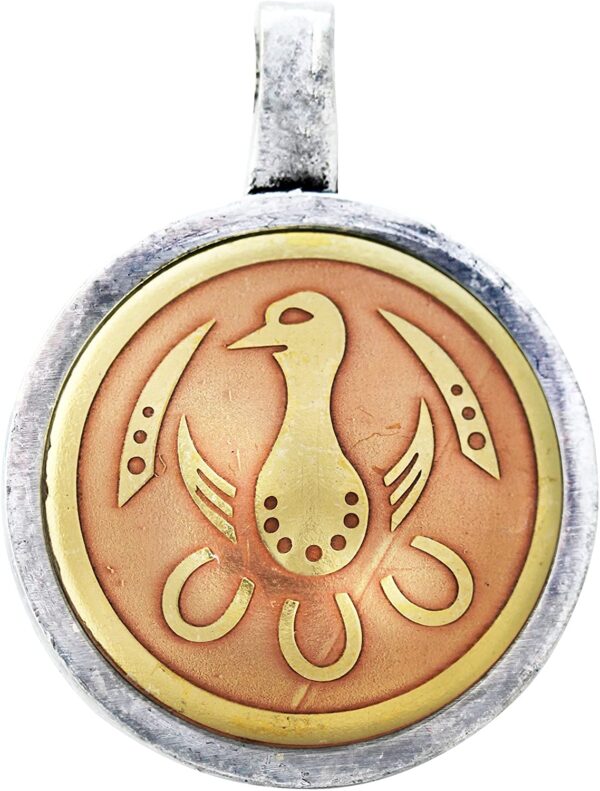 Enchanted Jewelry Tsuru Talisman for Justic & Longevity Amulet Charm