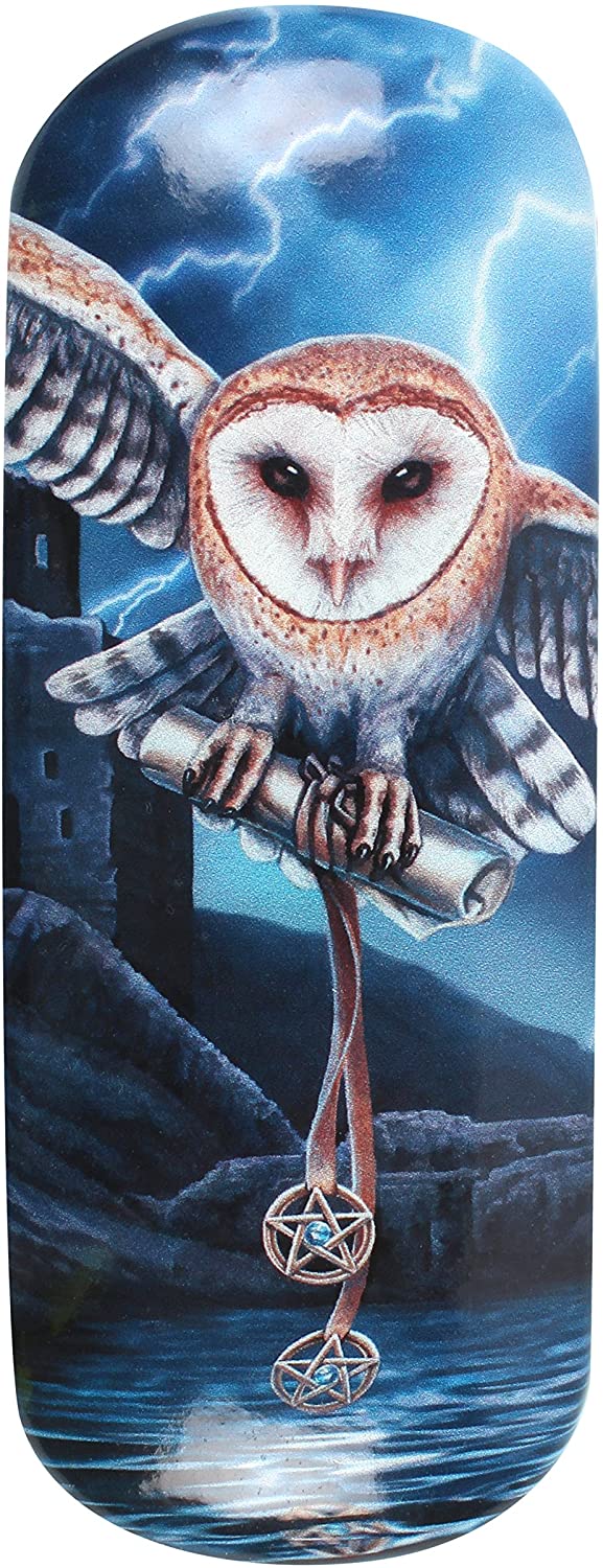 Lisa Parker Owl Heart of the Storm Eyeglass Case/Trinket Box