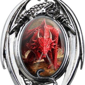 Dragon's Lair Enchanted Cameo Pendant by Anne Stokes